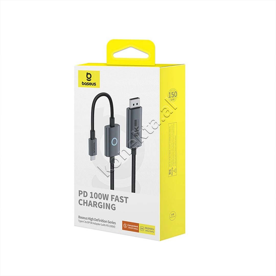 Baseus Type-C Ne DP Adapter 8K 60Hz 1.5M - Thumbnail 8
