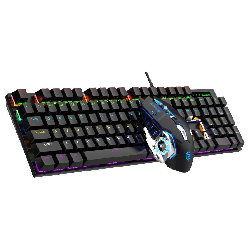 KSNAKE KM600 Gaming Keyboard and Mouse Set, Wired RGB - Image 1