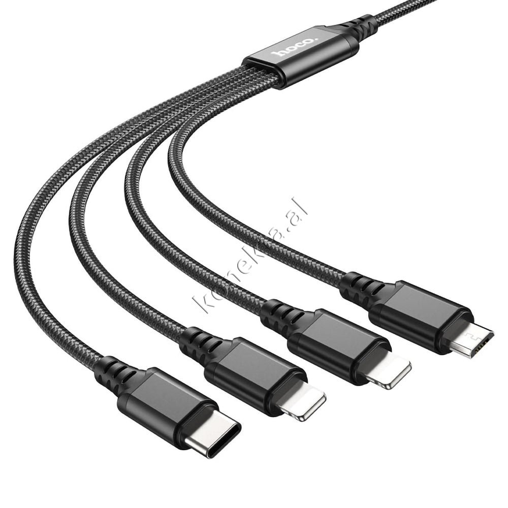 HOCO USB Cable 4 in 1 Type-C / Lightning / Micro - Thumbnail 7