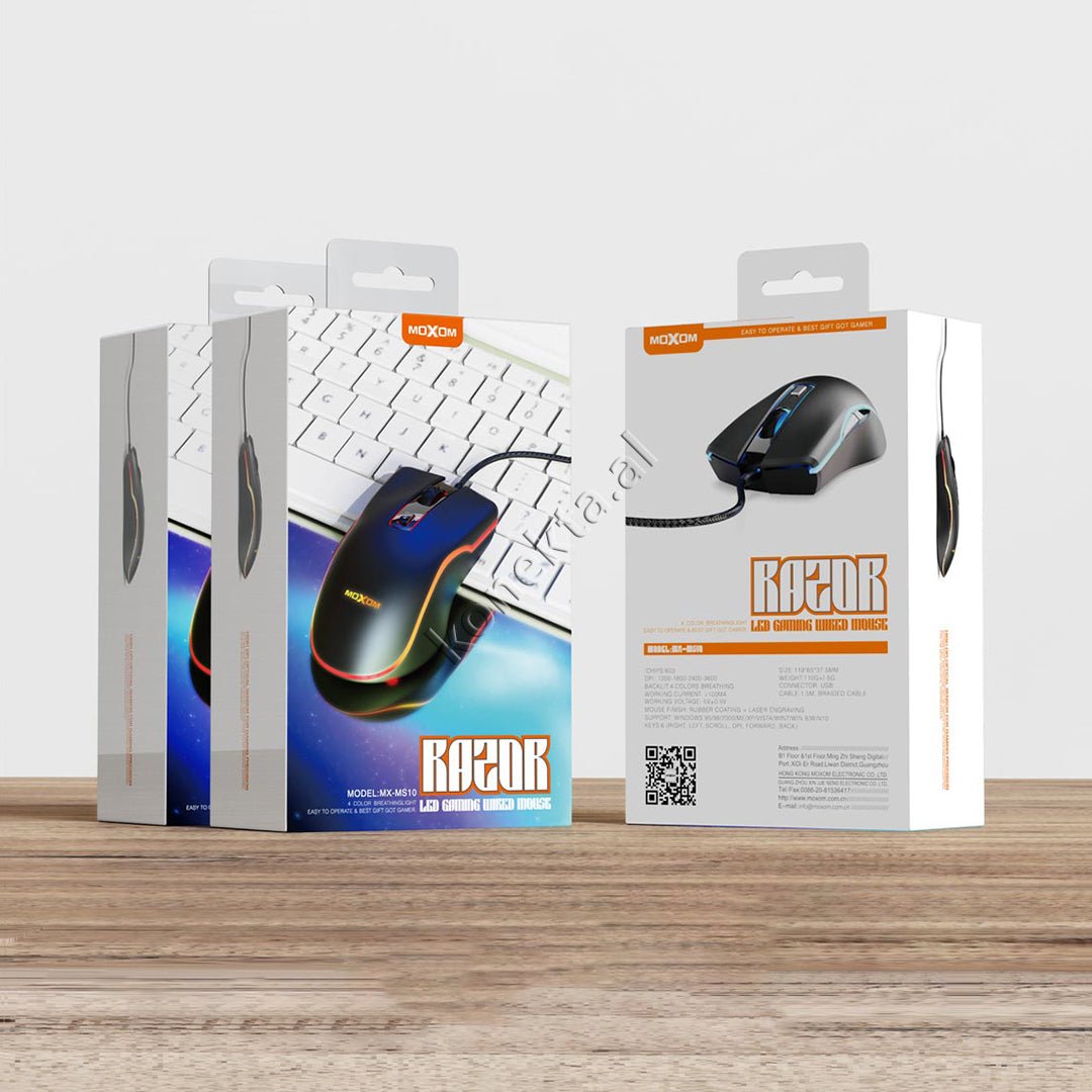 Moxom MX-MS10 Mouse, Black - Thumbnail 8