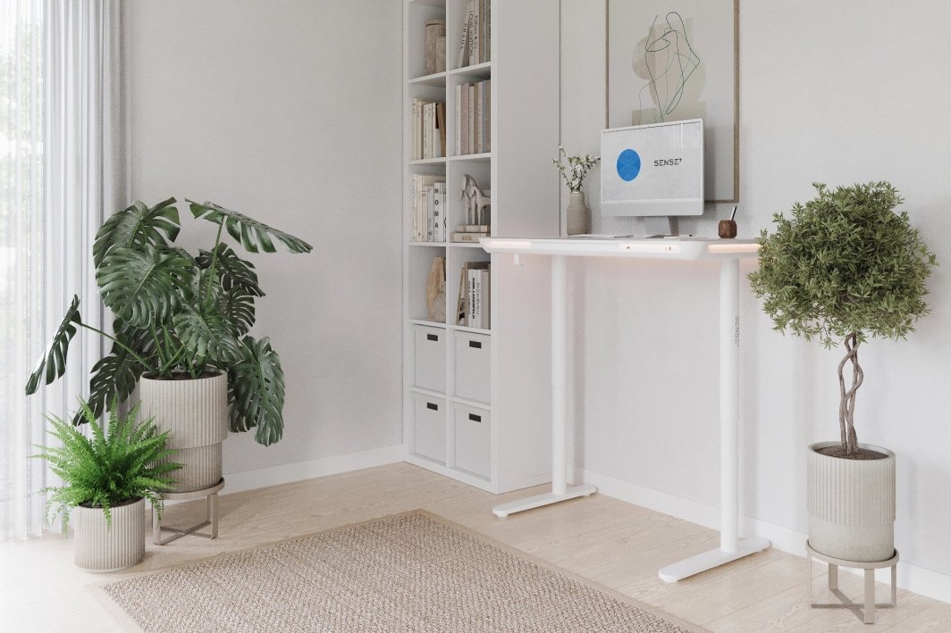 SENSE7 NOMO Table, 120 cm x 60 cm, White - Thumbnail 8