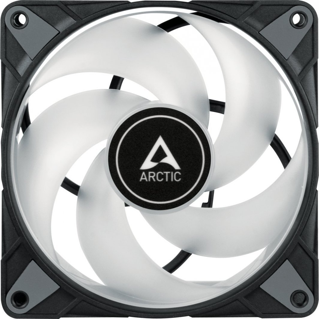 Arctic P12 PWM PST Fan, RGB, 0dB, 3 Pieces, 120mm, 0-2000 RPM, Black - Thumbnail 2