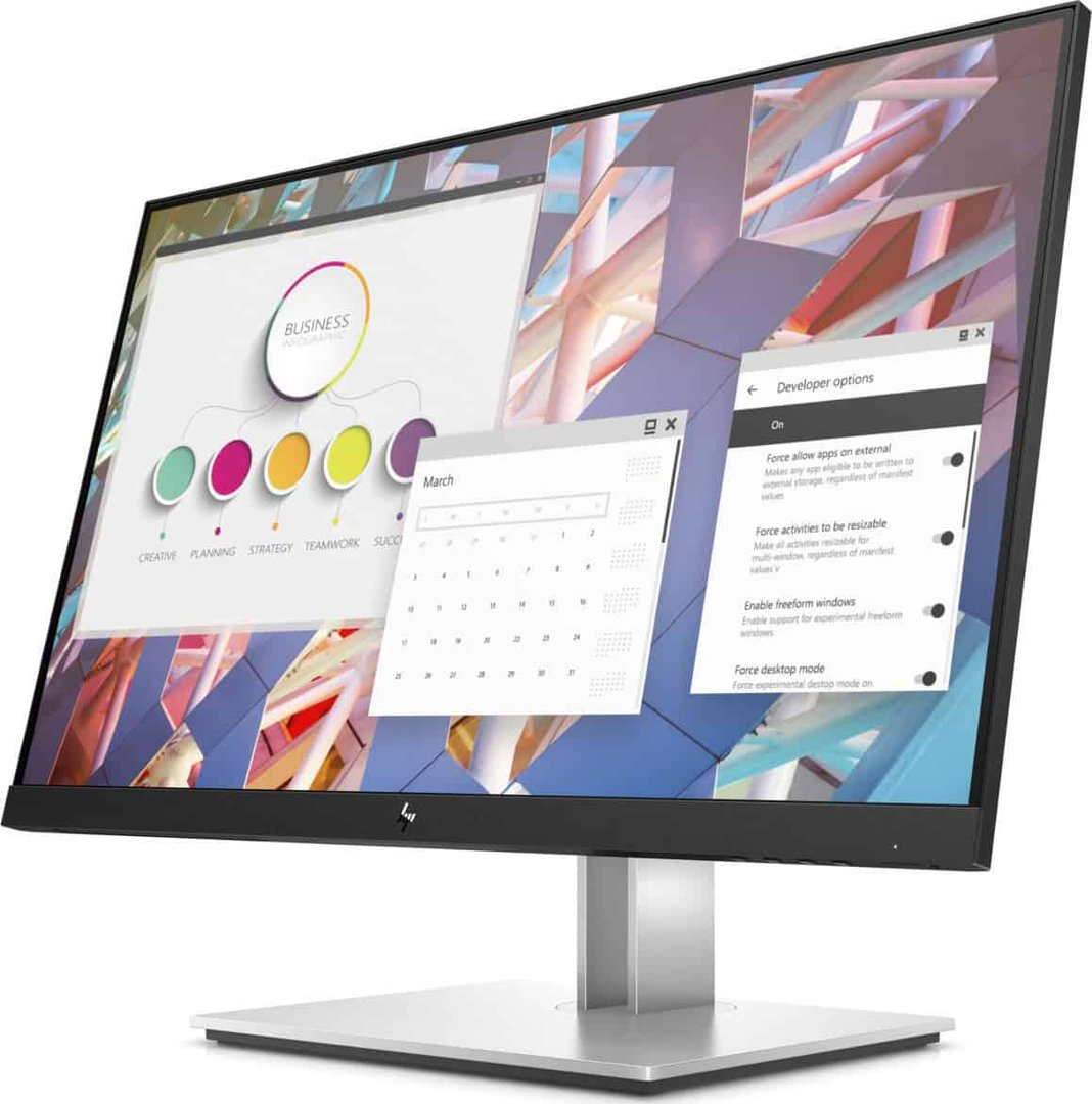 HP EliteDisplay E27Q G4 Monitor, 27" IPS LED, 2560x1440 2K, 60Hz - Thumbnail 7