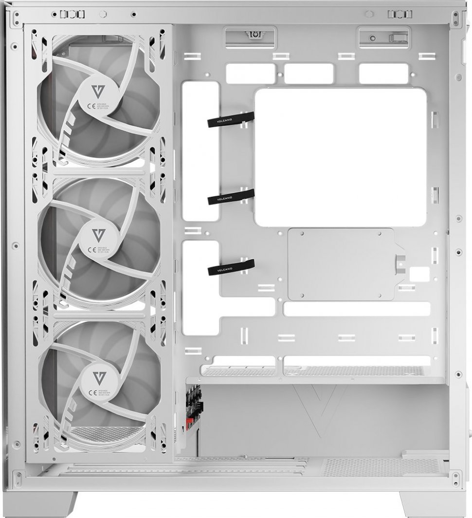 Modecom Volcano Space Apex ARGB Case, White, Midi Tower - Thumbnail 20