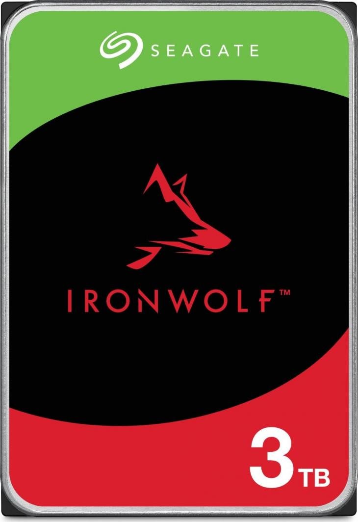 Seagate IronWolf ST3000VN006 Hard Disk, 3TB, 3.5", SATA III, Black - Thumbnail 2