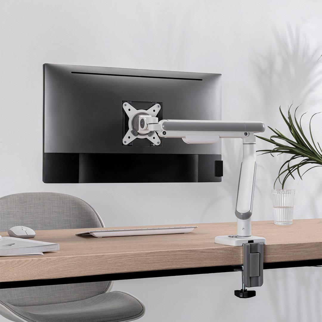 Ergo Office ER-751 Monitor Stand, 17-32", 9kg, White/Silver - Thumbnail 11