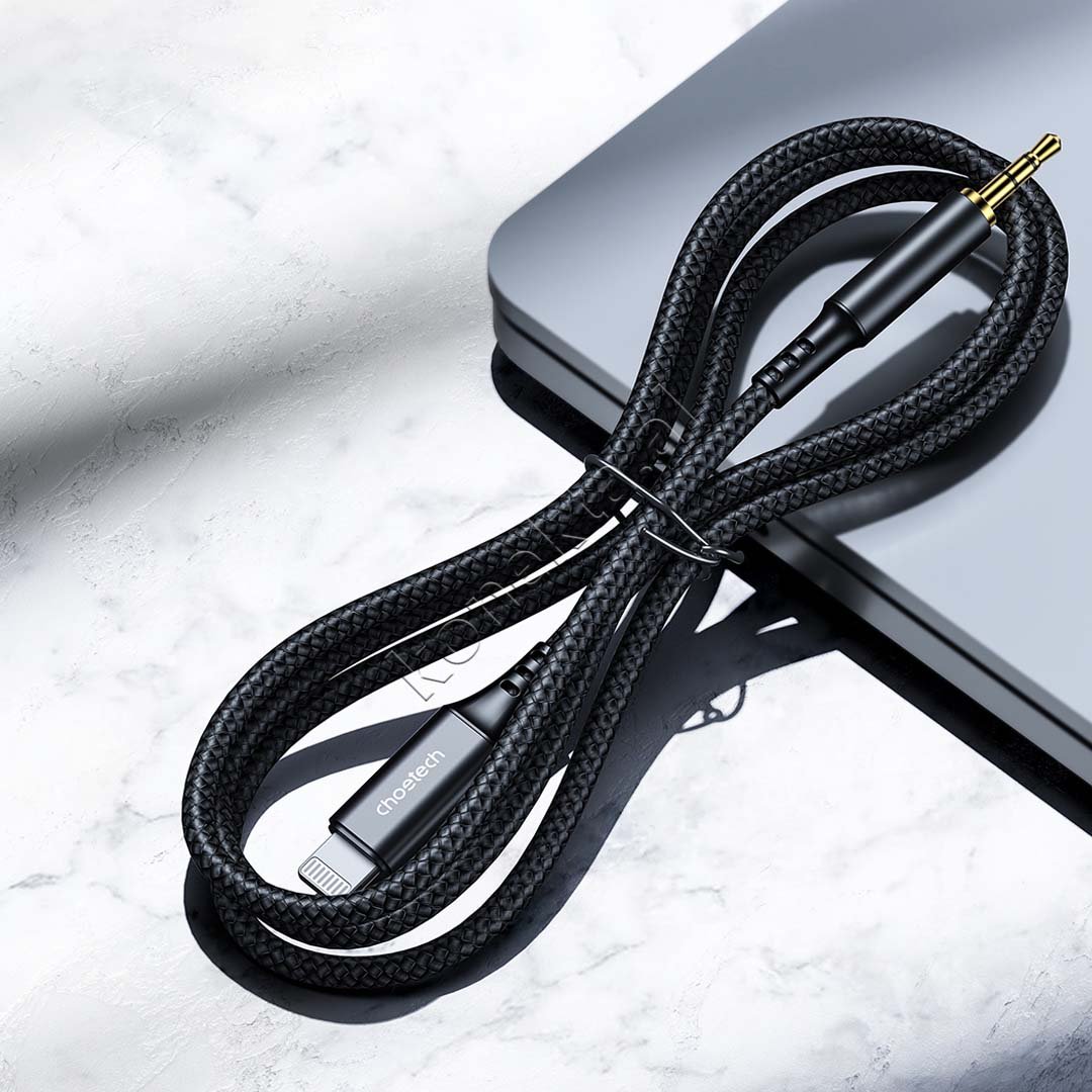 Choetech Aux Cable 3.5mm to Lightning 1m - Thumbnail 3