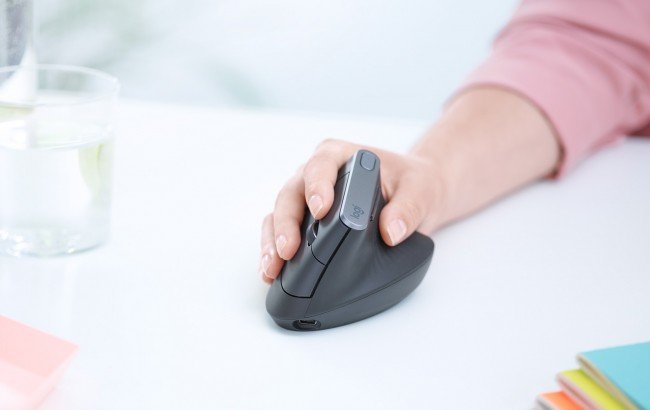 Logitech MX Vertical Mouse, Black - Thumbnail 9