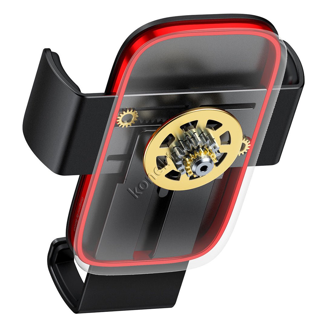 Baseus Metal Age II Phone Holder, Black with Red - Thumbnail 7