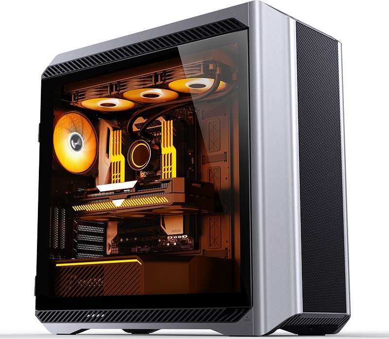 Jonsbo D500 ARGB Case, Black and Silver, Full Tower - Thumbnail 12