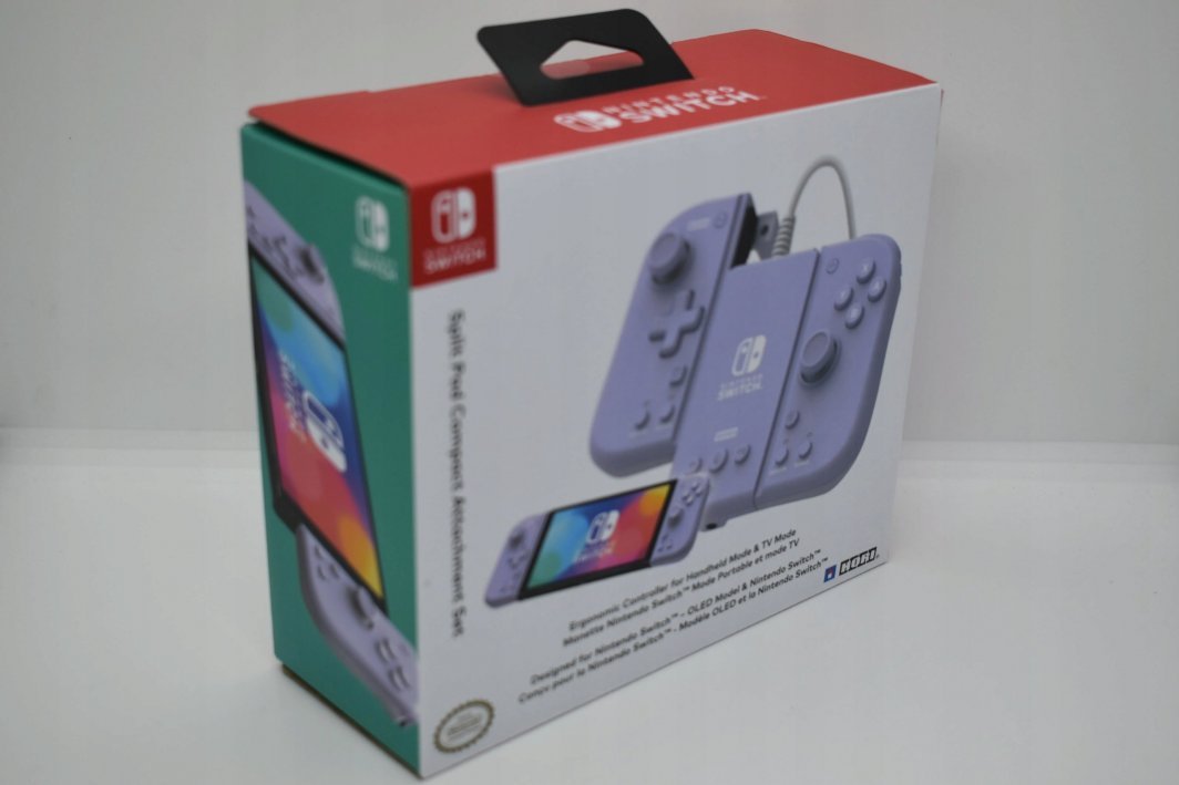 Nintendo Split Pro Attach Set Controller, Wired, Purple - Thumbnail 7