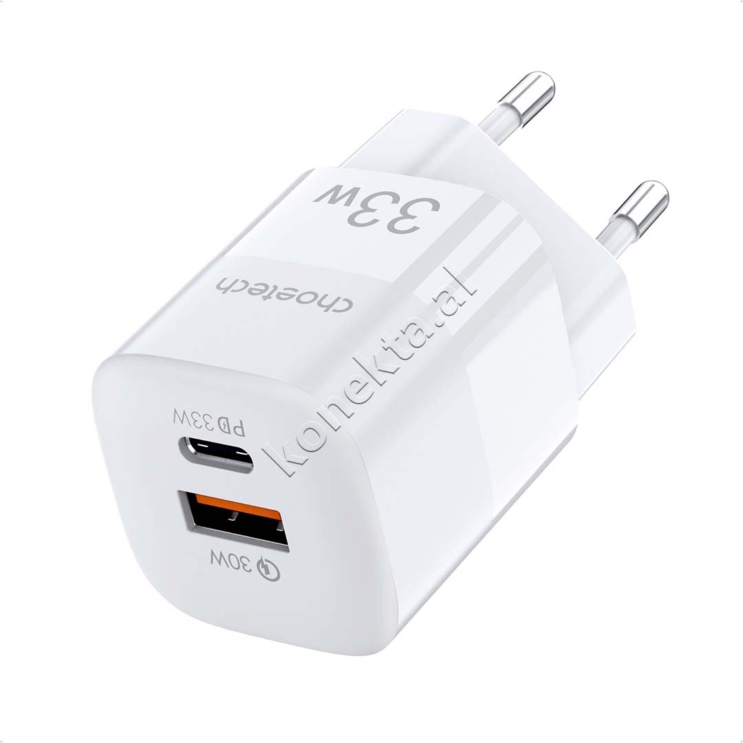 Choetech Fast Charge Adapter, White - Thumbnail 2