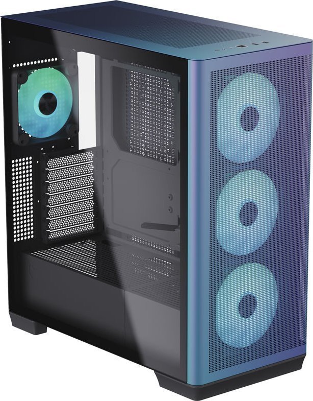 Apnx C1 ChromaFlair ARGB Case, Midi Tower - Thumbnail 2