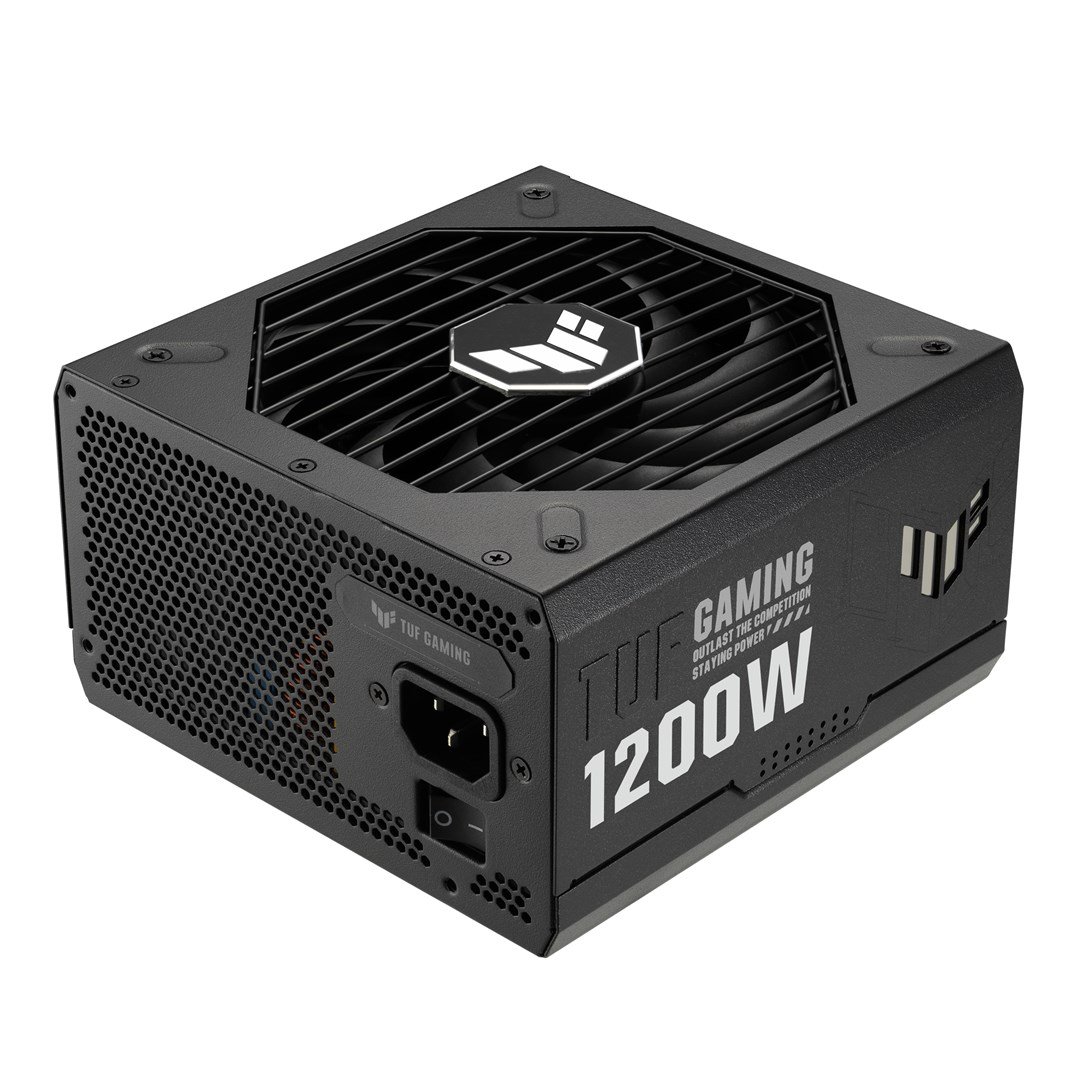 ASUS TUF GAMING 1200W Power Supply, Gold, 20+4 pin ATX, 1200 W, Black - Thumbnail 9
