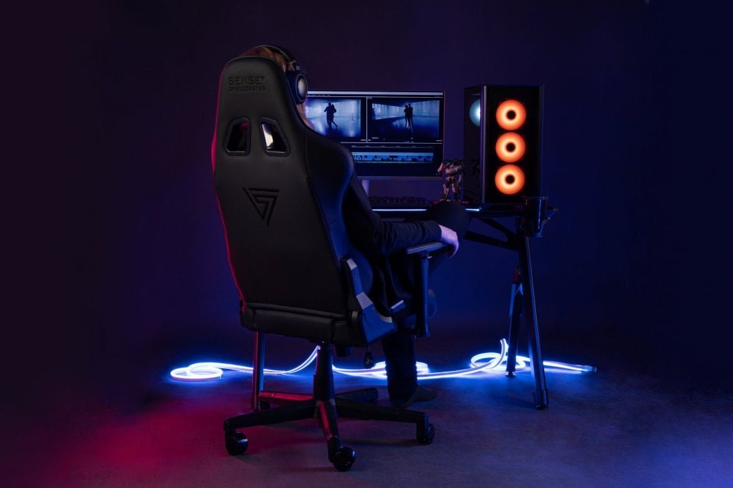SENSE7 Spellcaster Gaming Chair, Black/Blue - Thumbnail 13