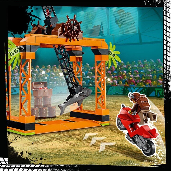 LEGO City 60342 Shark Stunt Challenge, 122 pjesë - Thumbnail 8