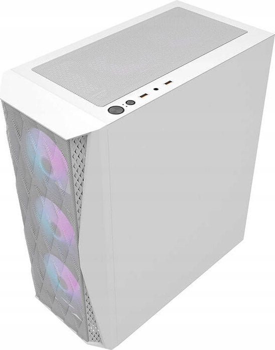 Darkflash DK352 Mesh ARGB Case, White, Midi Tower - Thumbnail 7