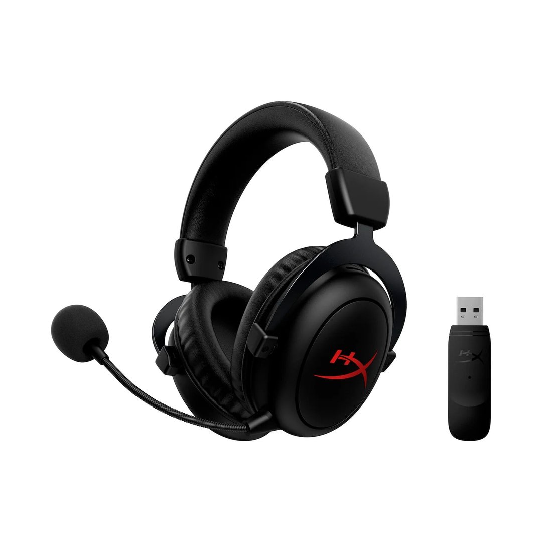 HyperX Cloud II Core Wireless Headphones, Black - Thumbnail 2