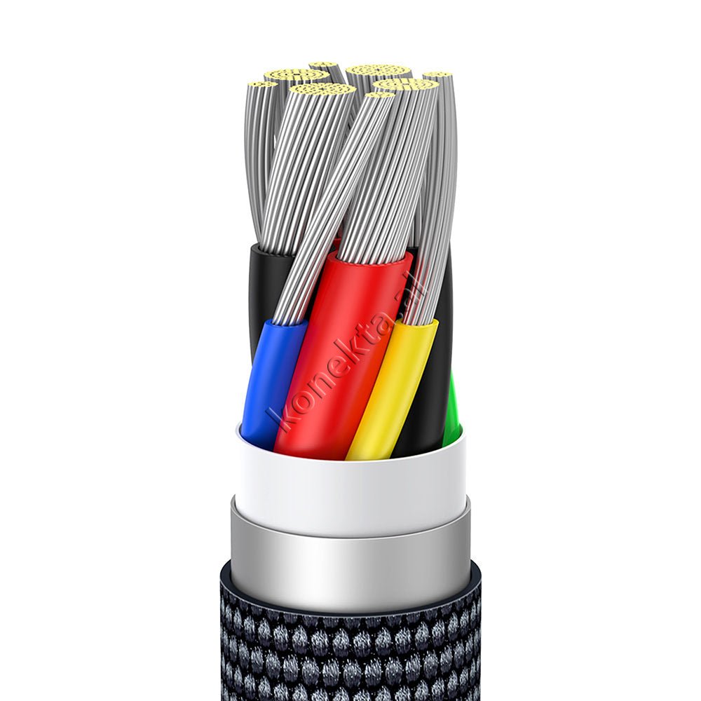 Baseus Type-C to Type-C Cable, 100W, 1m & 2m - Thumbnail 6