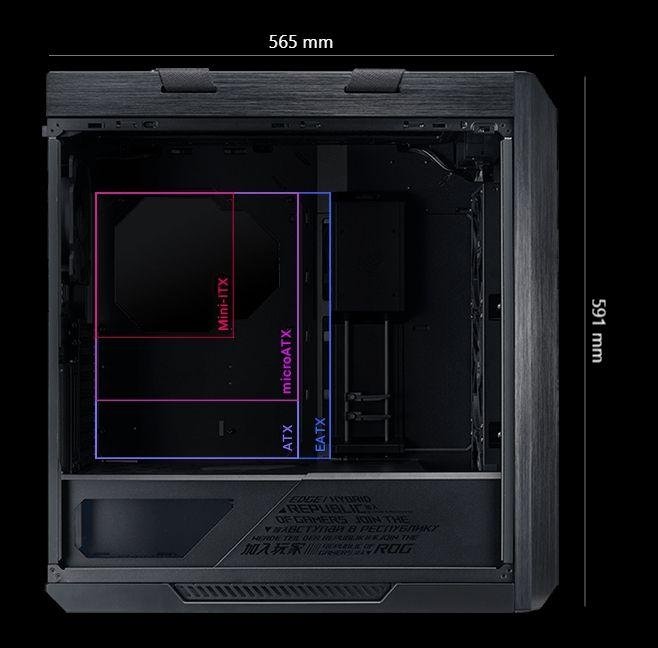 Asus ROG Strix Helios GX601 Case, Midi Tower - Thumbnail 8