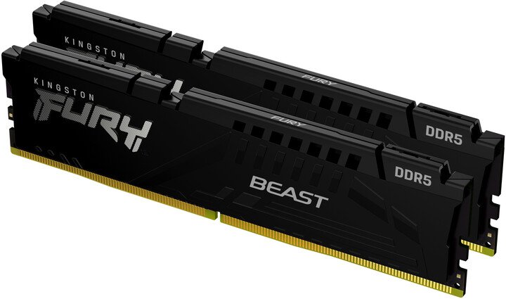 Kingston Fury Beast Memory Module Black 32GB (2x16GB) DDR5 5600 CL36 - Image 1
