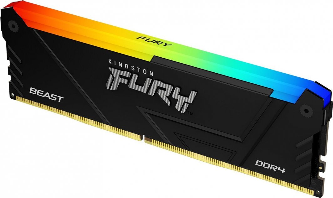 Kingston Fury Beast Memory, DDR4, 8 GB, 3600 MHz, CL17, RGB - Thumbnail 2