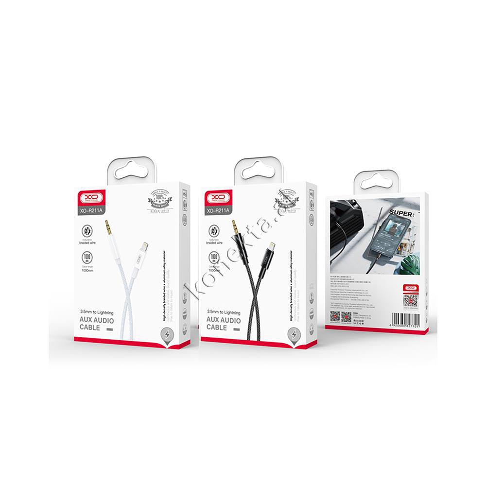 XO Lightning to AUX Cable, 1m - Thumbnail 2