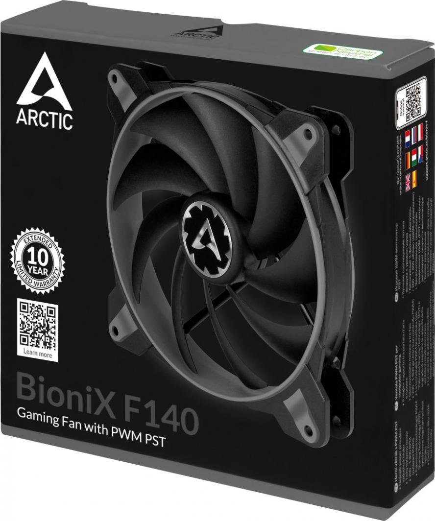 Arctic BioniX F140 Fan, 140 mm, Grey - Thumbnail 5