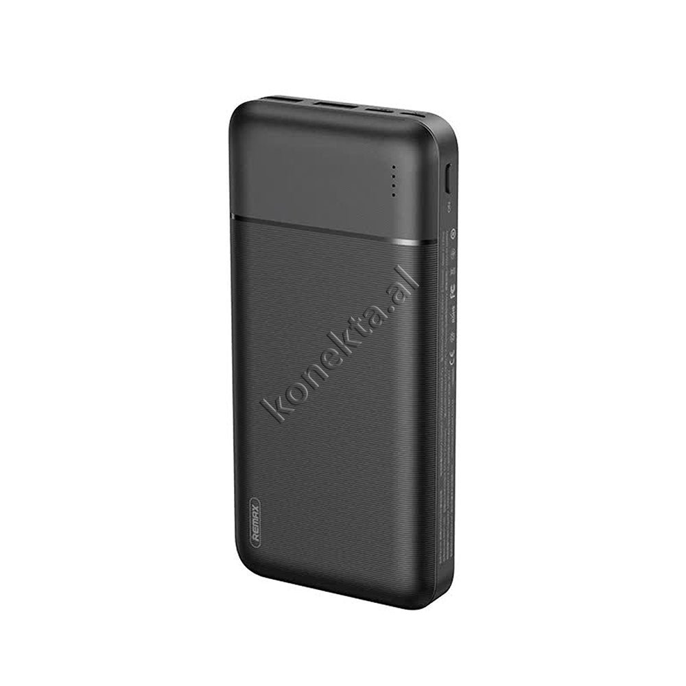 WK 20000mAh Power Bank, 2 Ports, Black/White - Image 1