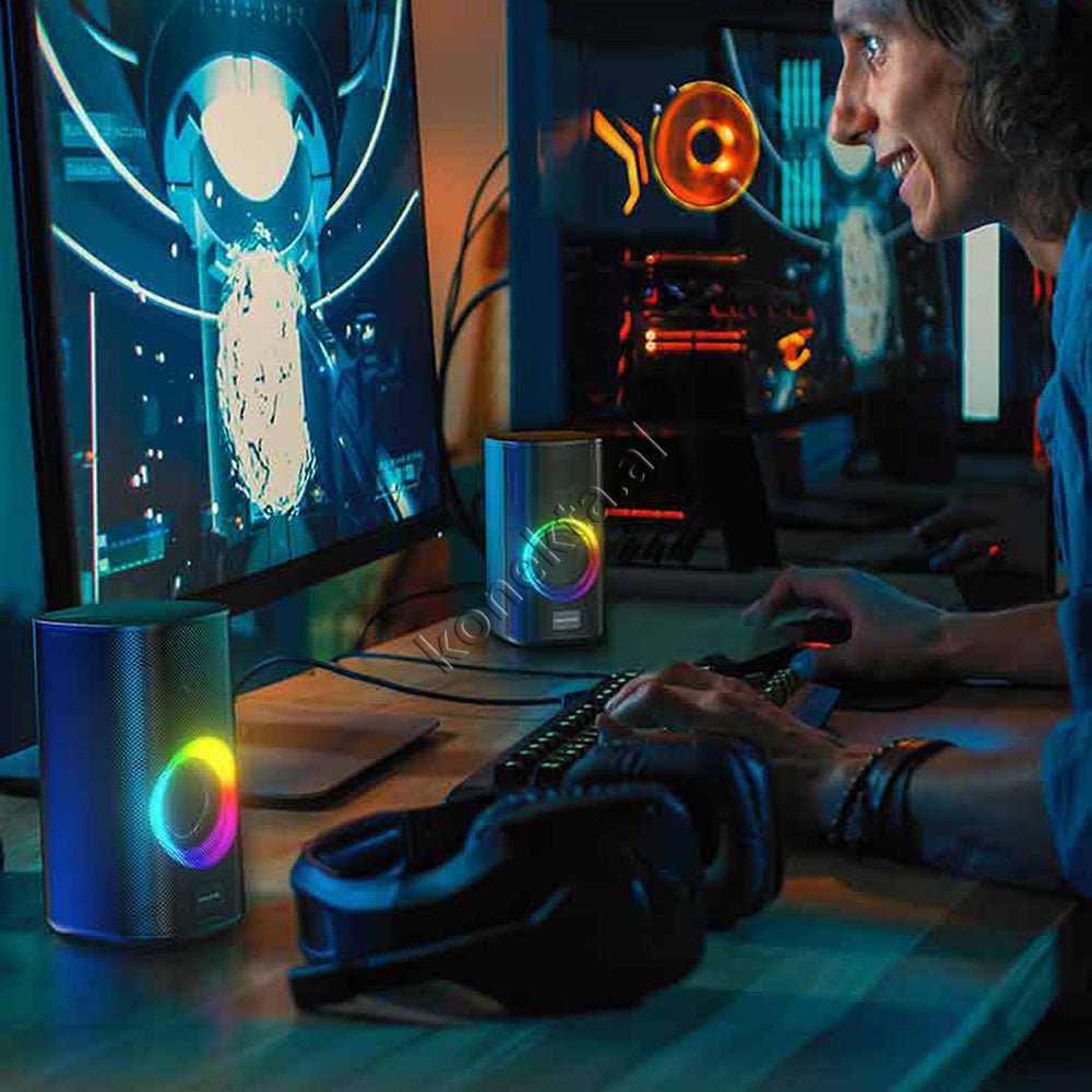 REMAX WK Bluetooth Speaker with RGB Light - Thumbnail 7