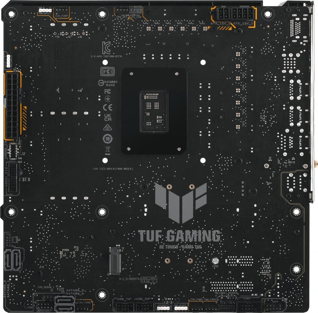 Asus TUF GAMING B760M-BTF WIFI Motherboard, Black - Thumbnail 8
