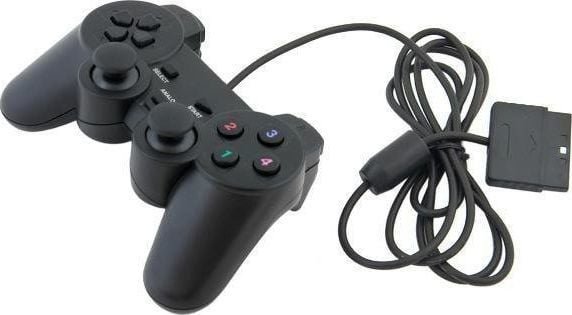 Aptel Sony PS2 Dual Shock Controller, Wired, Black - Image 1