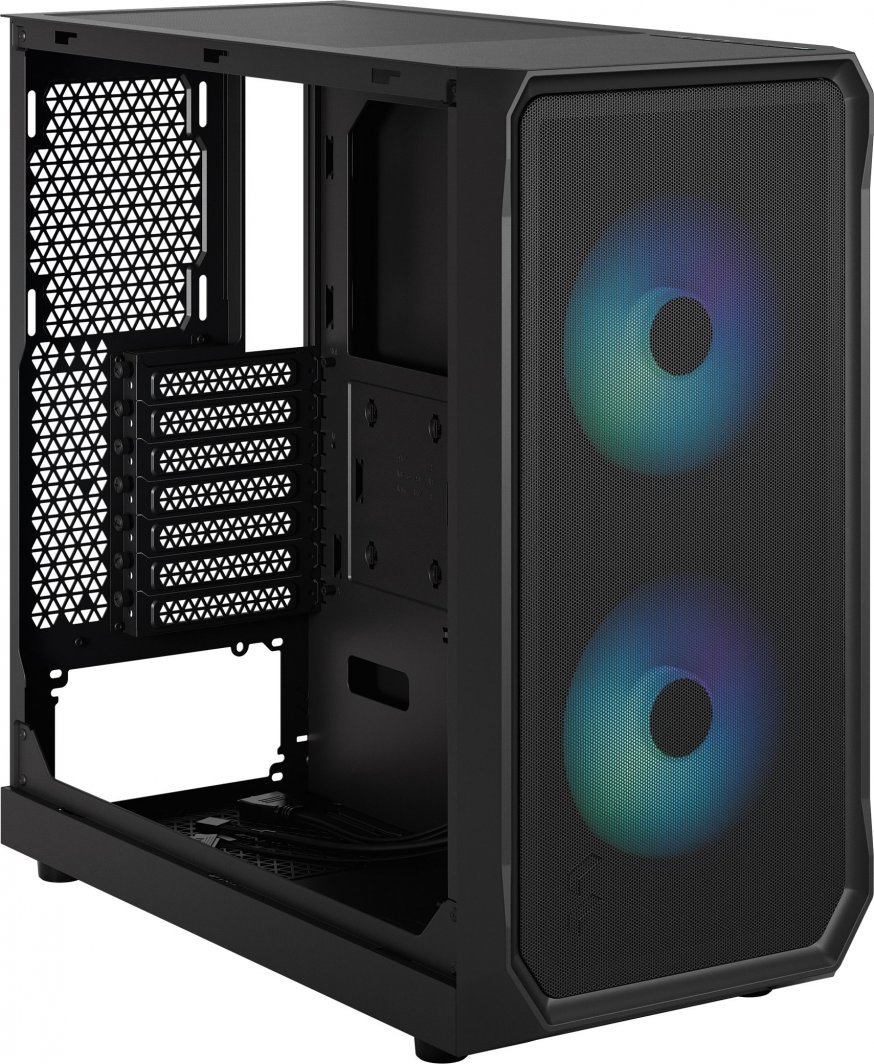 Fractal Design Focus 2 RGB Case, Black, Midi Tower - Thumbnail 4