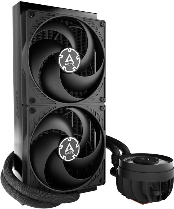 Arctic Liquid Freezer II 280 Cooler, Black - Thumbnail 2