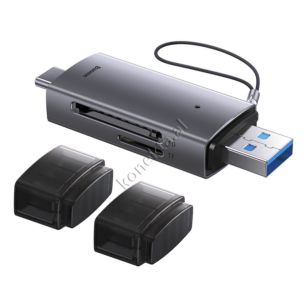 Baseus SD Card Adapter with Type-C and USB Ports - Thumbnail 4