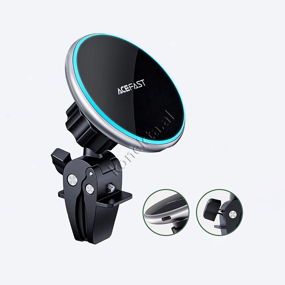 AceFast Mbajtese Celuari Per Makine Me Karikim Wireless - Thumbnail 9