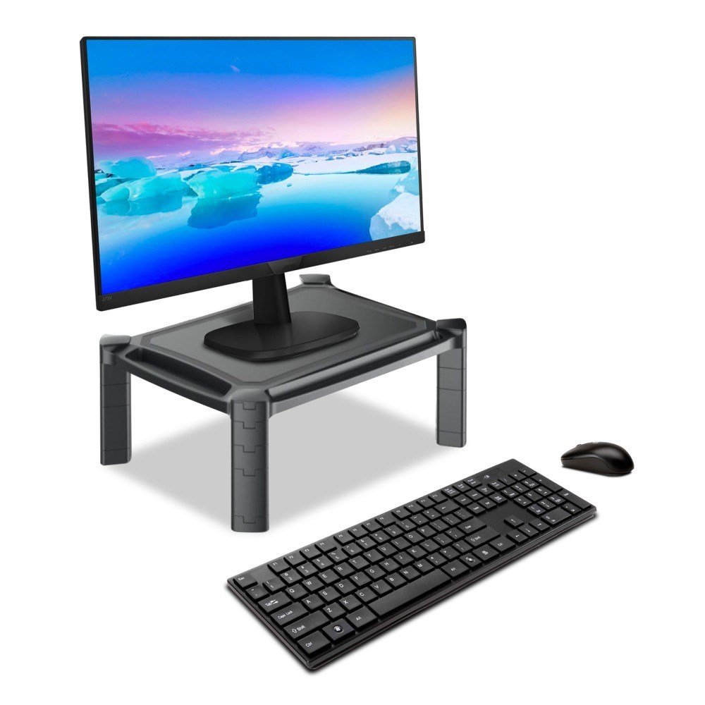 Techly ICA-MS 401 Monitor Holder, Black - Image 1