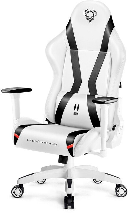 Diablo X-Horn 2.0 Gaming Chair, White/Black - Thumbnail 3