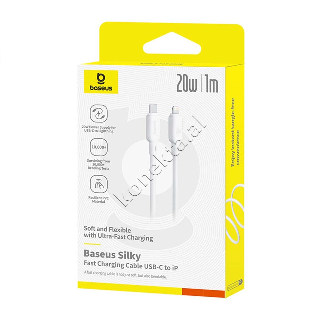 Baseus Silky Type-C to Lightning Charging Cable, 20W, 1M - Thumbnail 10