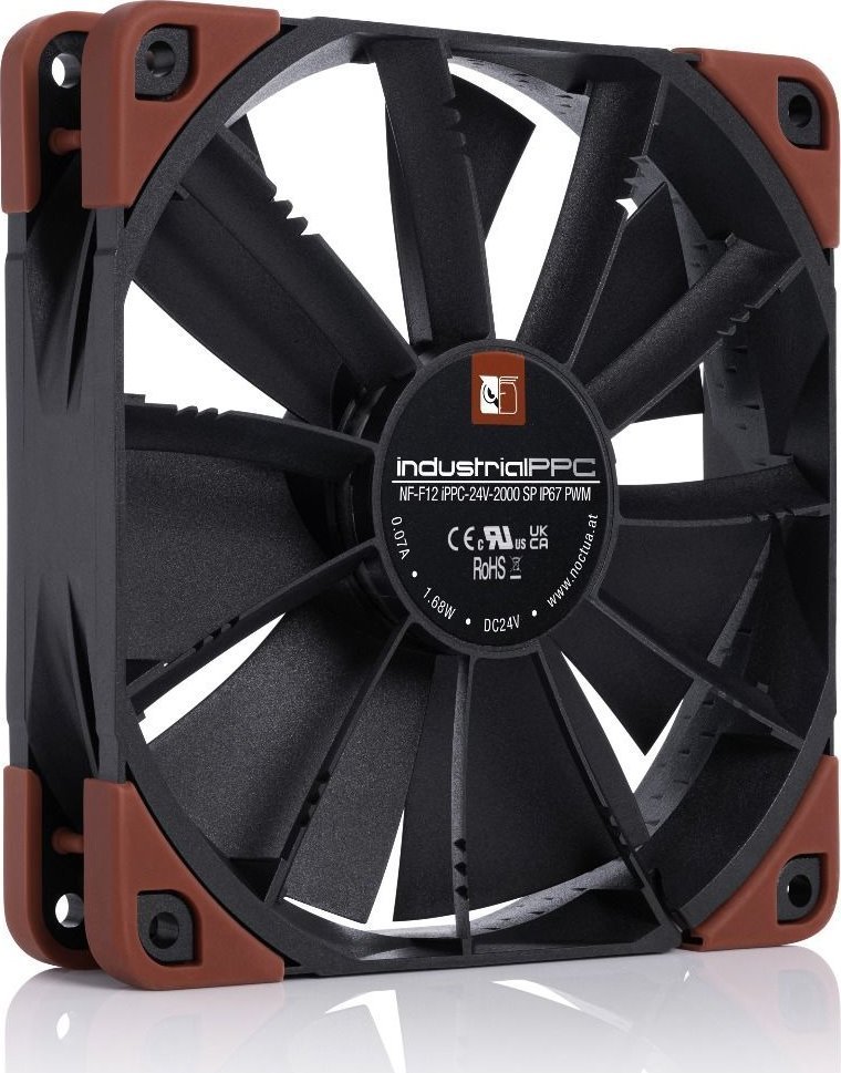 Noctua NF-F12 industrialPPC-24V-2000 SP IP67 PWM Fan, 120 mm - Thumbnail 4