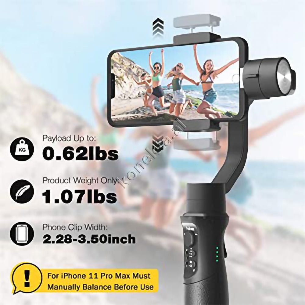 Hohem iSteady Mobile+ Stabilizues Me 3 Akse, E Zeze - Thumbnail 28