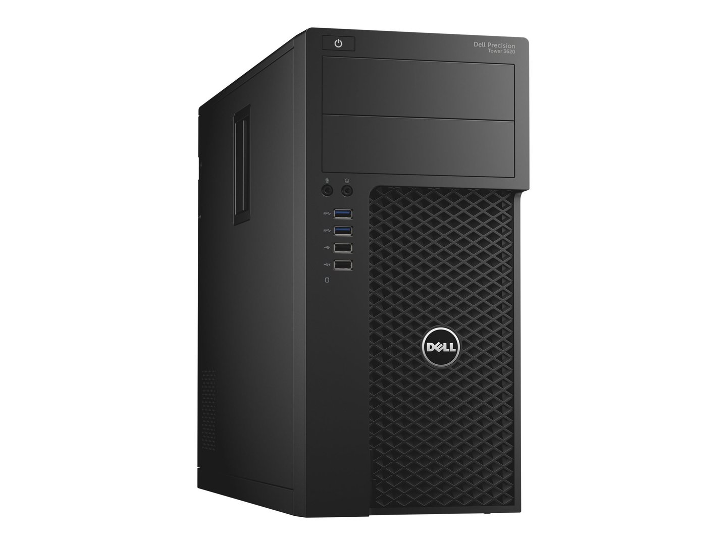 Dell Precision 3620 Tower Desktop, Xeon E3-1245 V5 3.50 GHz, 16 GB DDR4 RAM, 256 GB SSD + 500 GB HDD, NVIDIA P2000 5GB, Used - Image 1