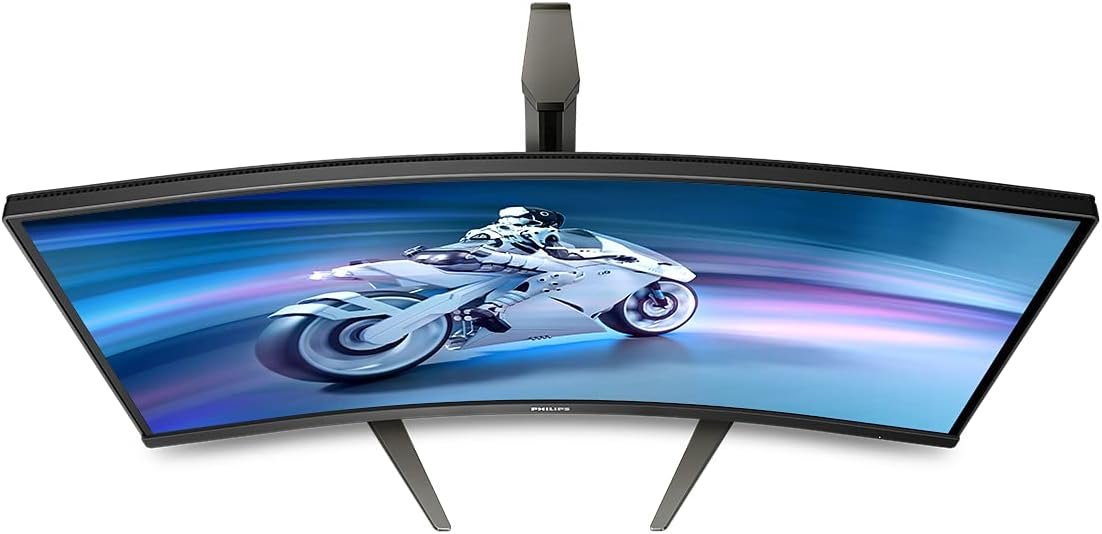 Philips 27M1C5200W Monitor, 27" Full HD Curved, 240Hz - Thumbnail 3