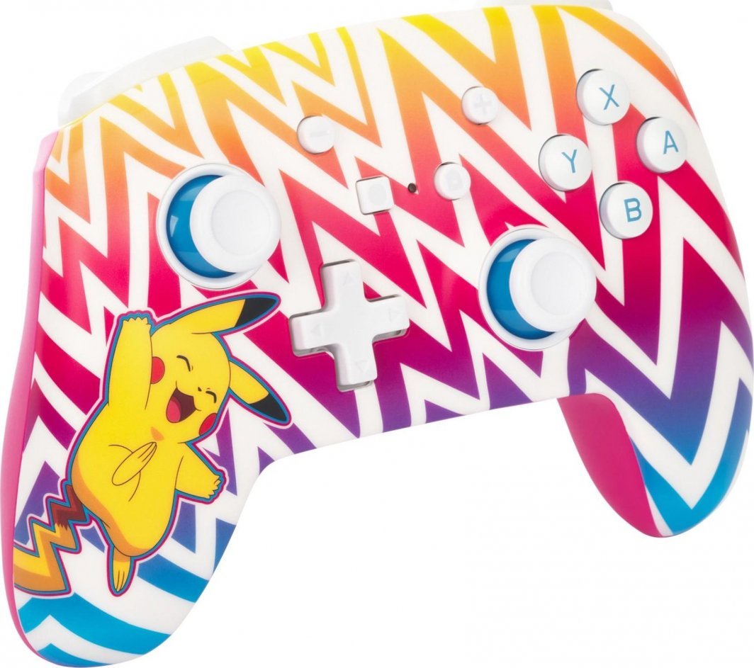 PowerA Enhanced Pikachu Vibrant Controller, Wireless, Multicolor - Thumbnail 2