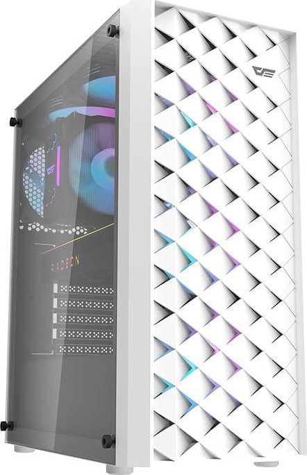 Darkflash DK351 Case, White, Midi Tower - Image 1