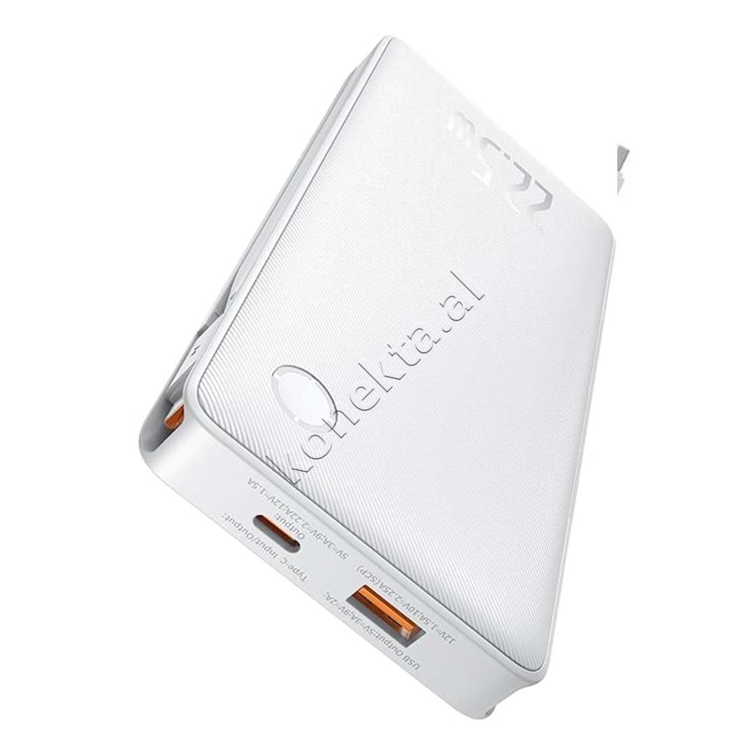 Baseus 10000mAh Power Bank, 22.5W, White - Thumbnail 4