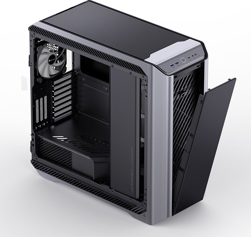Jonsbo D500 ARGB Case, Black and Silver, Full Tower - Thumbnail 19