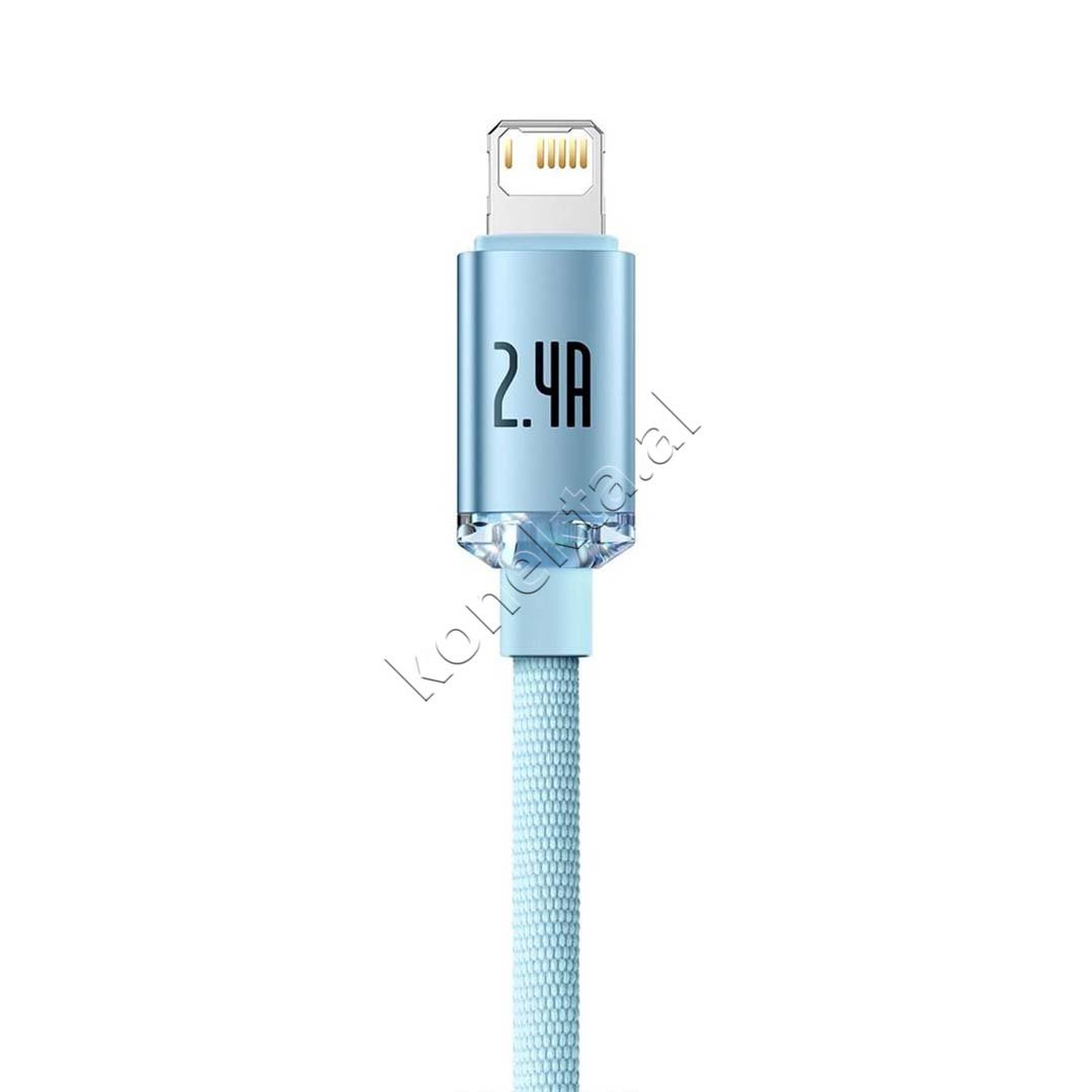Baseus USB to Lightning Cable, 1.2m, Blue - Thumbnail 4