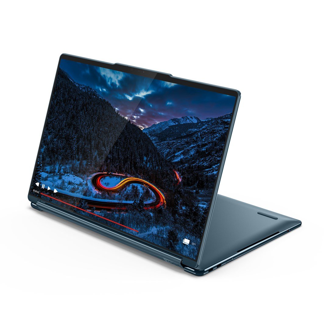 Lenovo Yoga Book 9 14IAH10 Laptop, 14", Intel Core Ultra 7 255H, Touchscreen 2.8K, 32 GB LPDDR5x-SDRAM, 1 TB SSD, Teal - Thumbnail 2
