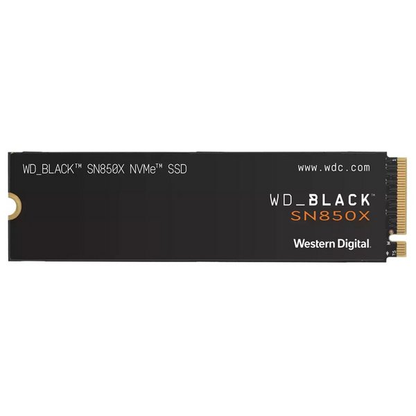 WD_BLACK SN850X SSD, 4TB, M.2 2280, Gen4 PCIe, 7300 MB/s, Black - Image 1